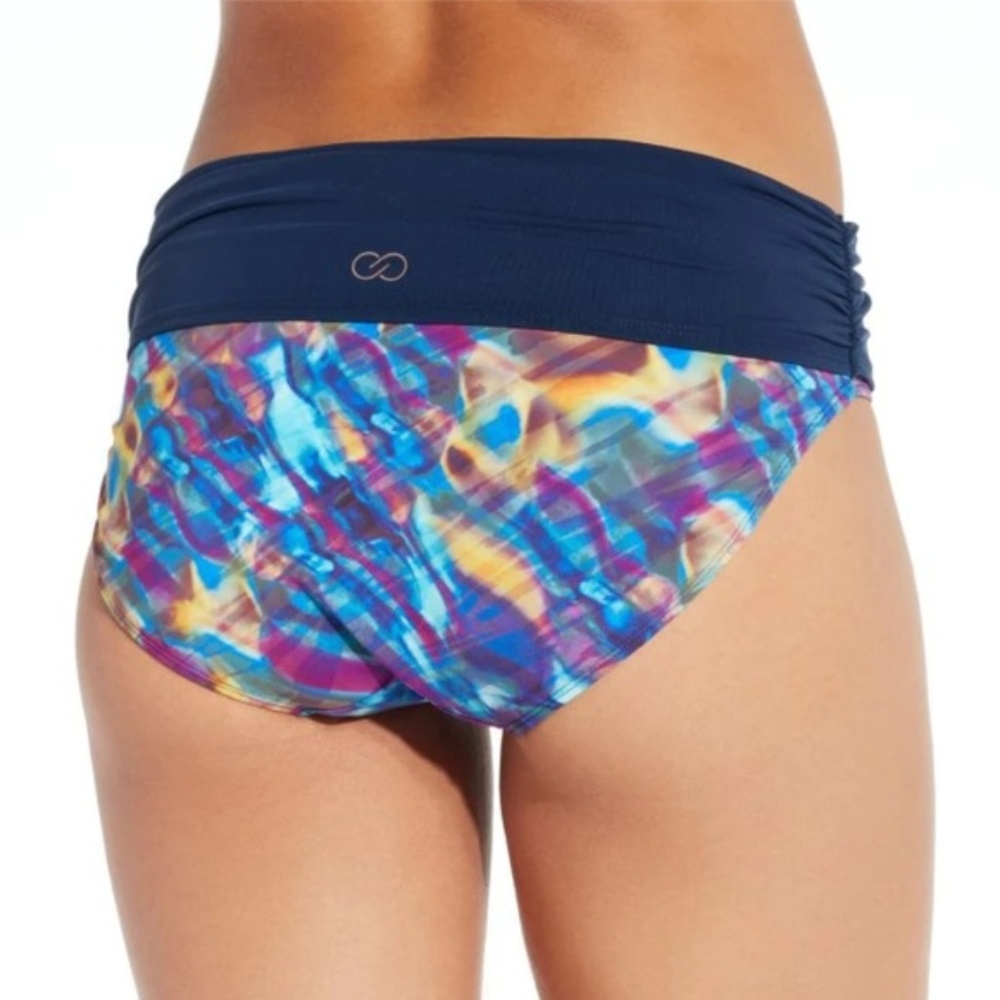 Calia Pattern Overlap Shell Texture Bikini Bottom - Picture 3 of 6